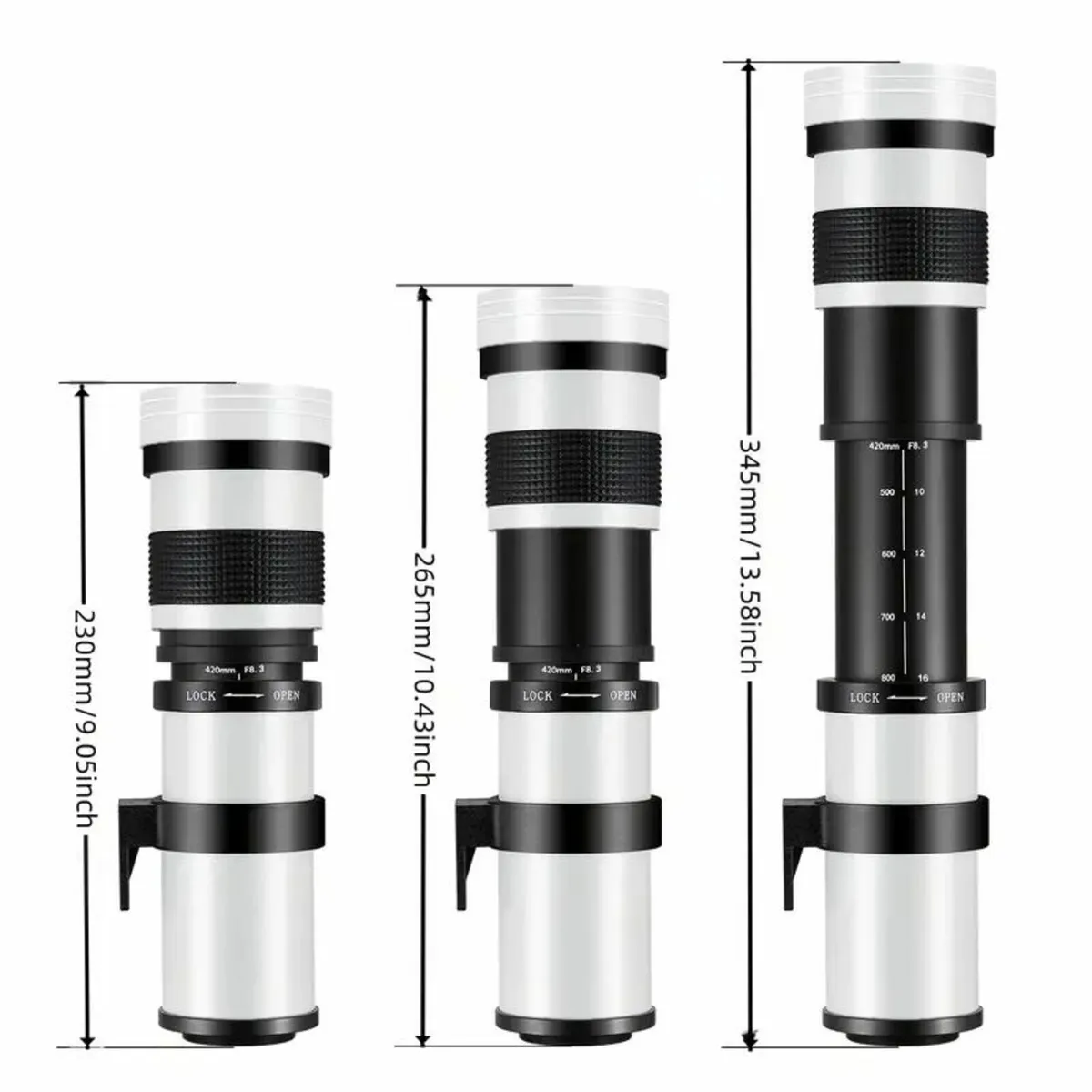 Eonix 420-800mm F/8.3-16 Telephoto Lens for Canon - Image 1