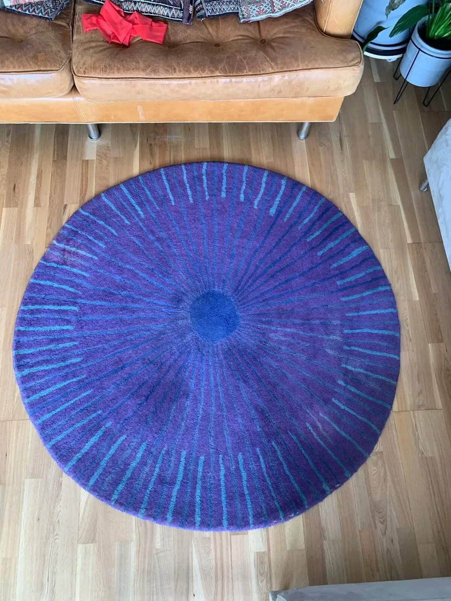 Verner Panton circular rug for Habitat - Image 4