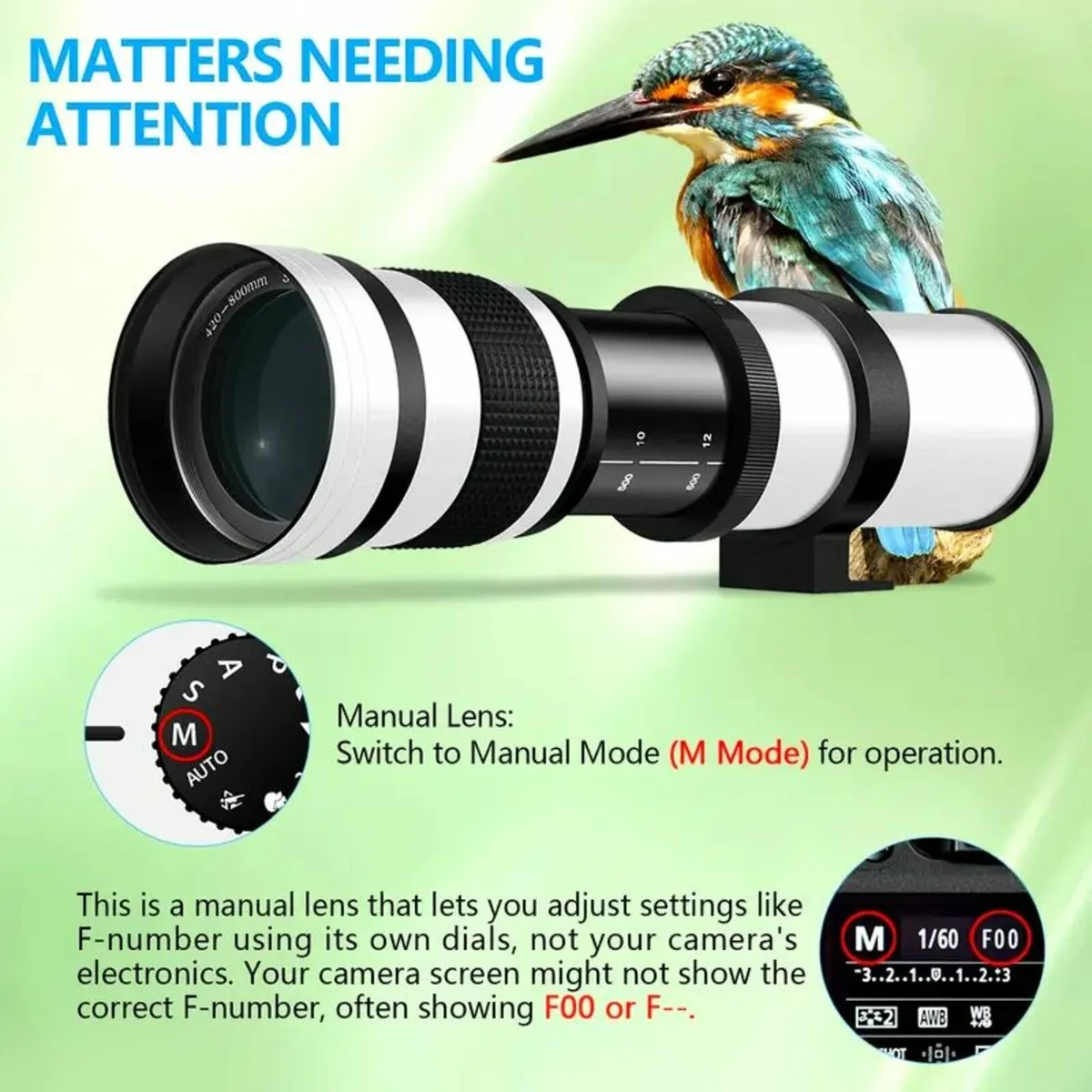 Eonix 420-800mm F/8.3-16 Telephoto Lens for Canon - Image 3