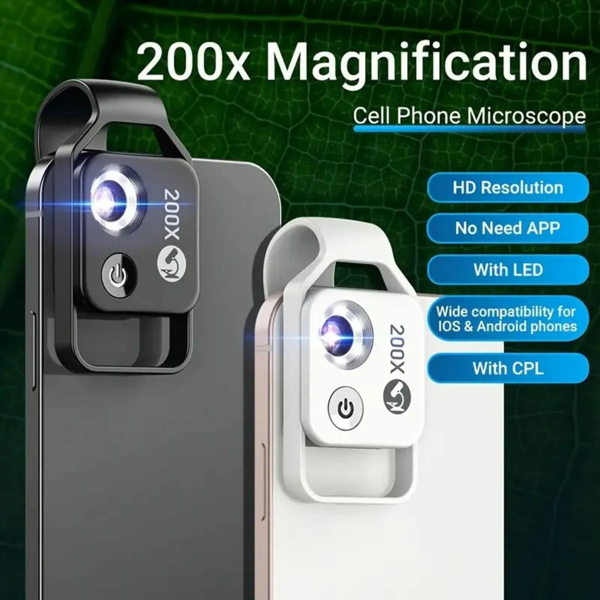 APEXEL 200X Magnification Microscope Lens - Image 2