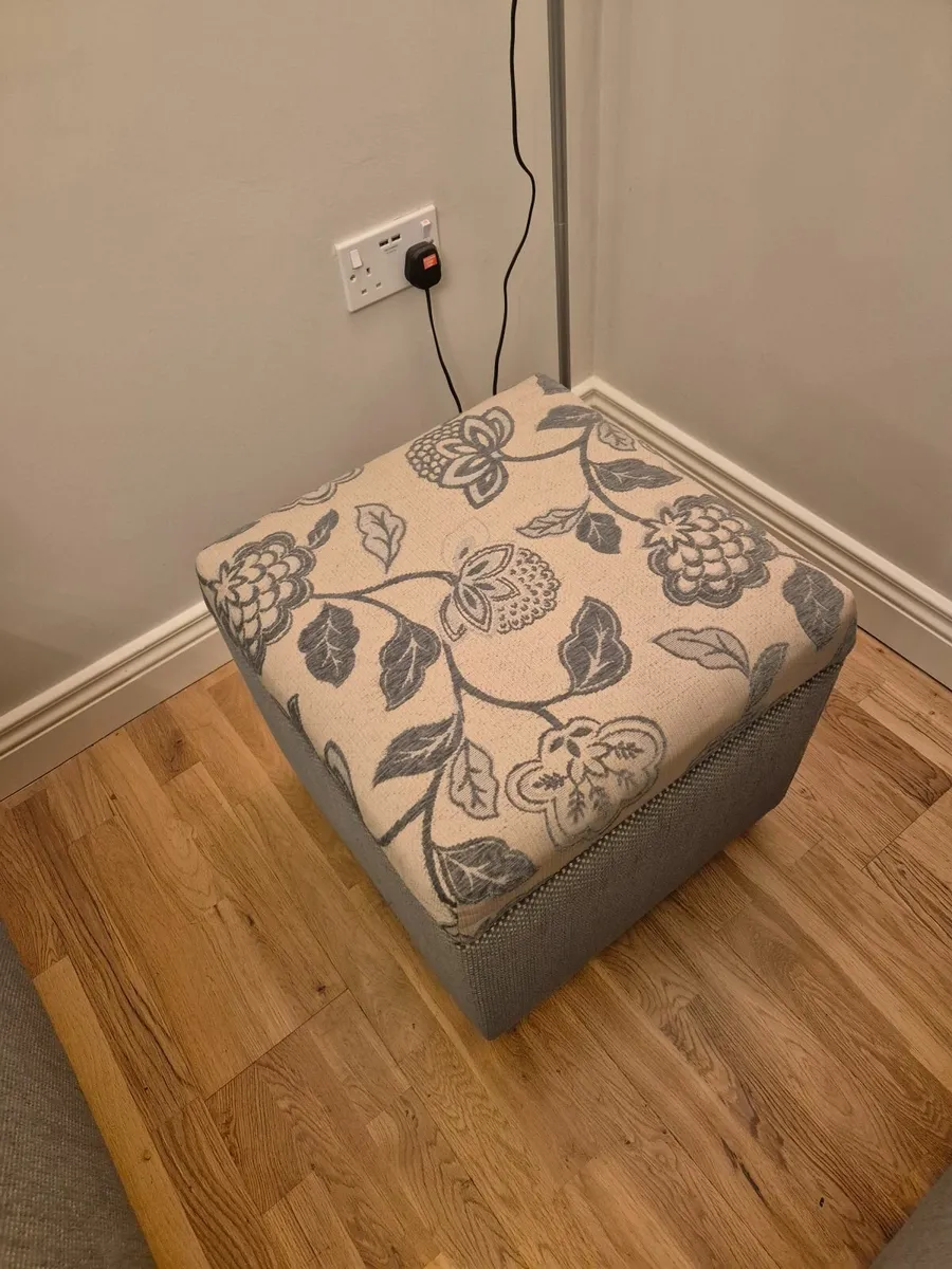 HandMade Large 2 Seater Sofa, Armchair + FootStool - Image 3