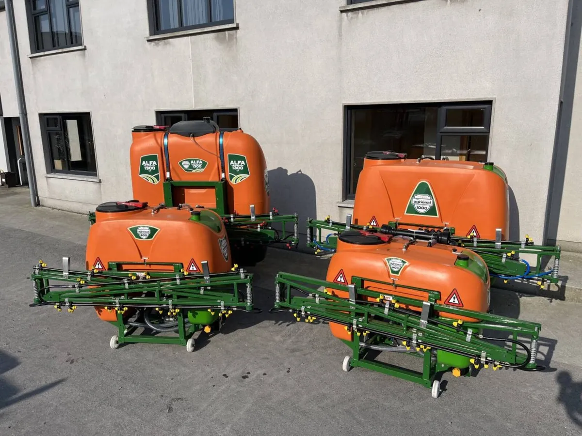 Agrional Sprayers 400L up to 1300L - Image 1