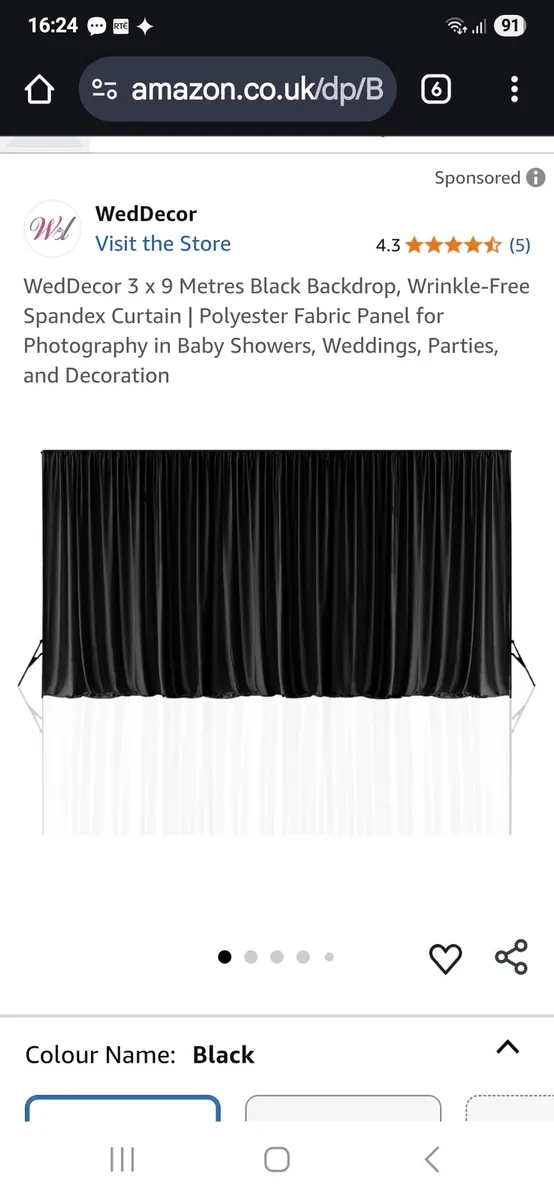 Stage / backdrop curtains