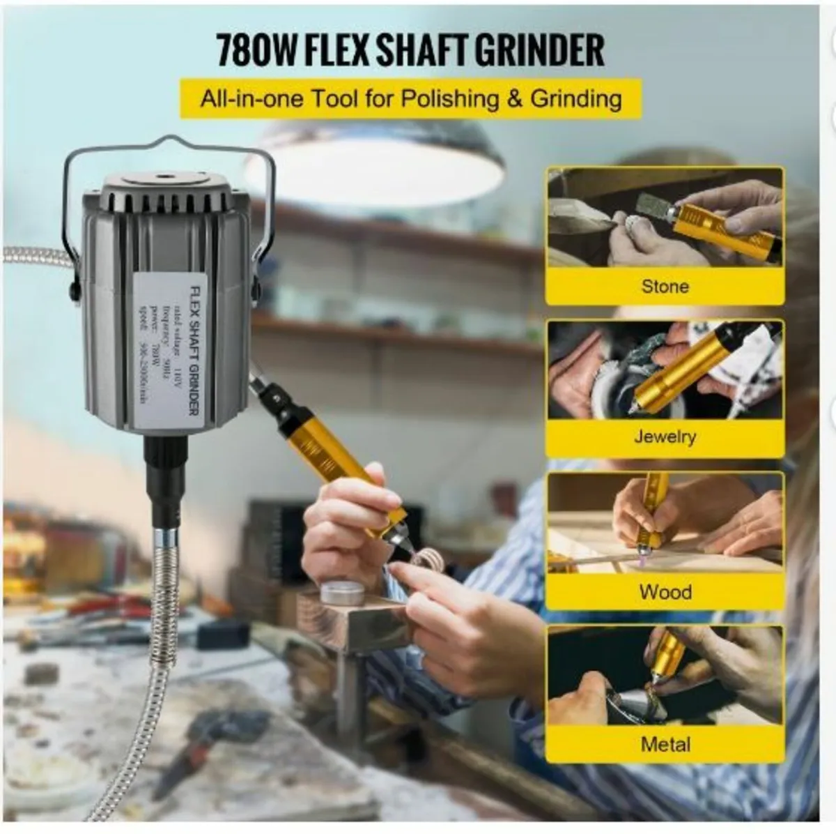 Flex Shaft Grinder 780W Rotary Tool - Image 3