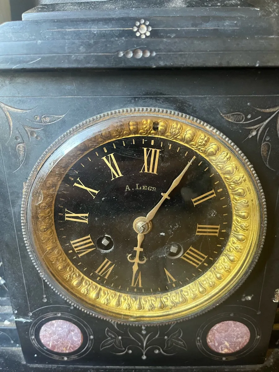 19th Century French Mantle Clock - Image 2