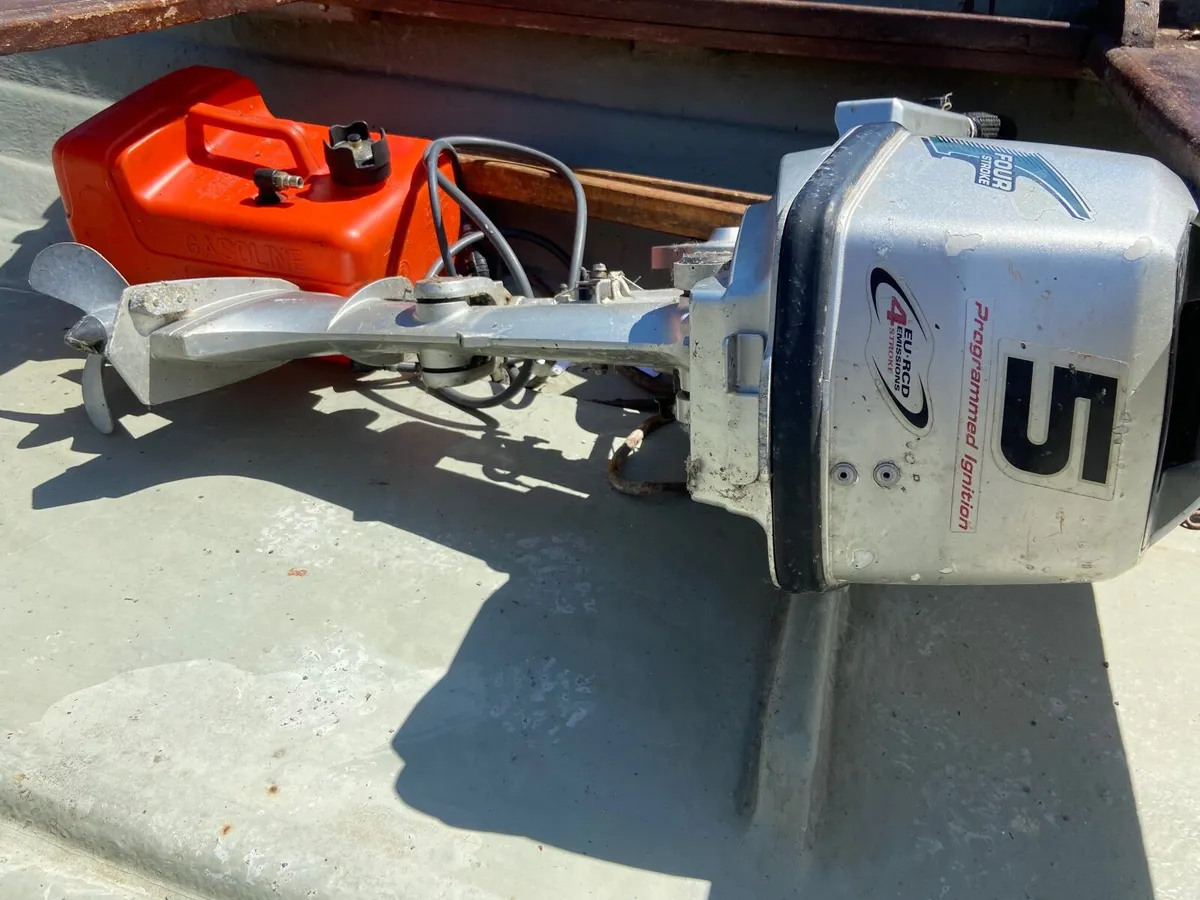 Fishing boat 19 foot with  Honda 4  stroke 5hp - Image 2
