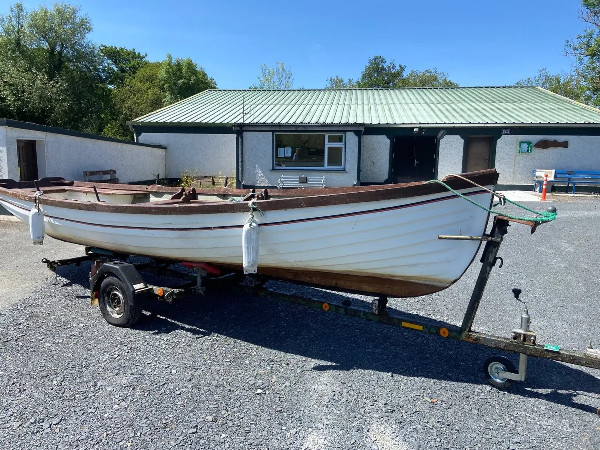 Fishing boat 19 foot with  Honda 4  stroke 5hp - Image 1