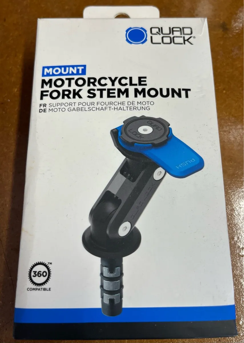 Quad lock fork stem mount. - Image 1