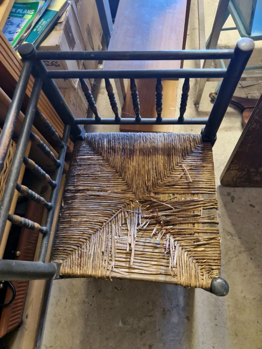 Vintage Antique Corner Chair - Image 2