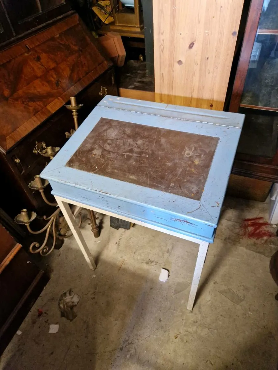 Vintage School Desk - Image 1