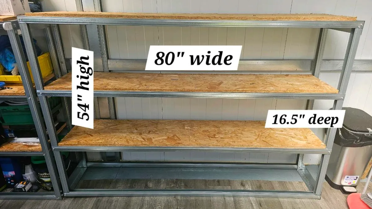 Garage shelf 4 tier - Image 1