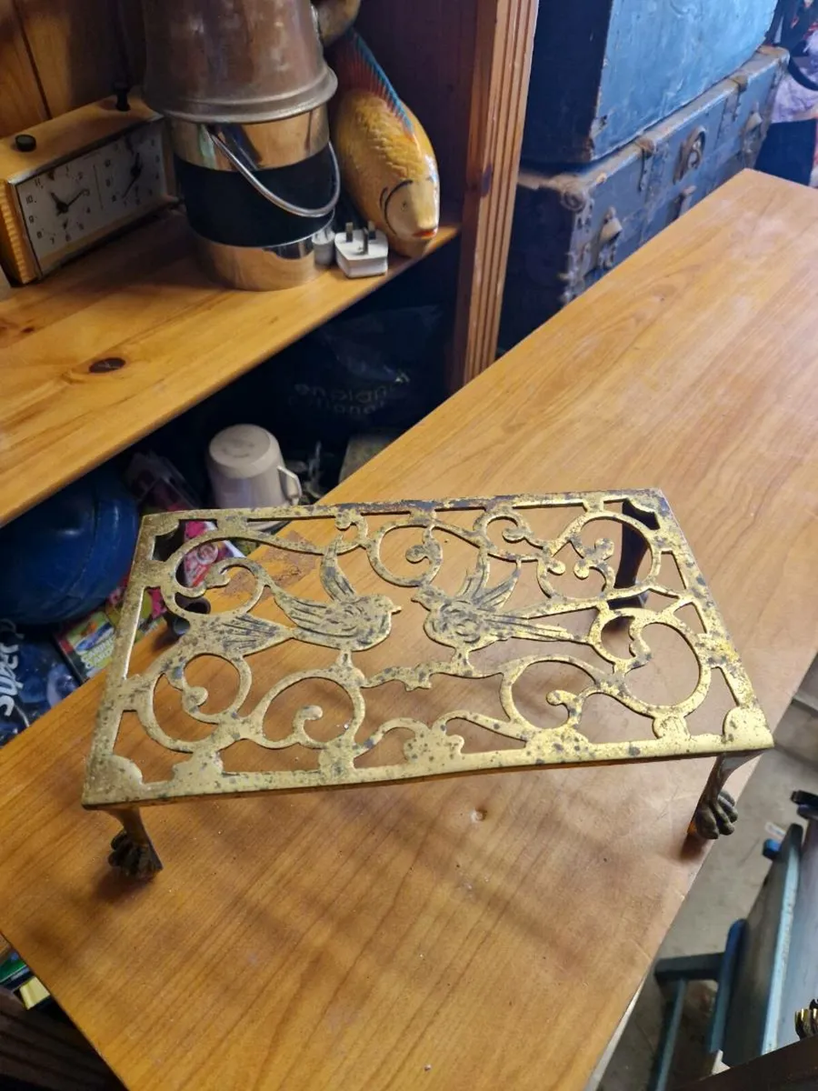 Vintage Brass Stand - Image 2