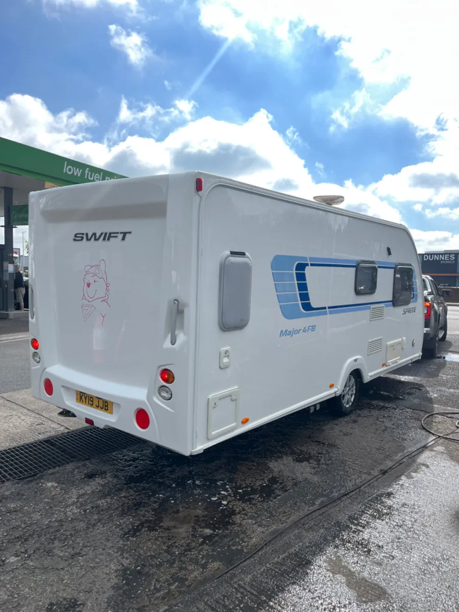 Swift 4 Berth Fixed Bed Caravan For Sale - Image 2