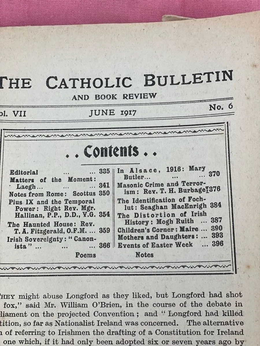 The Catholic Bulletin Dublin Rising and more. - Image 2