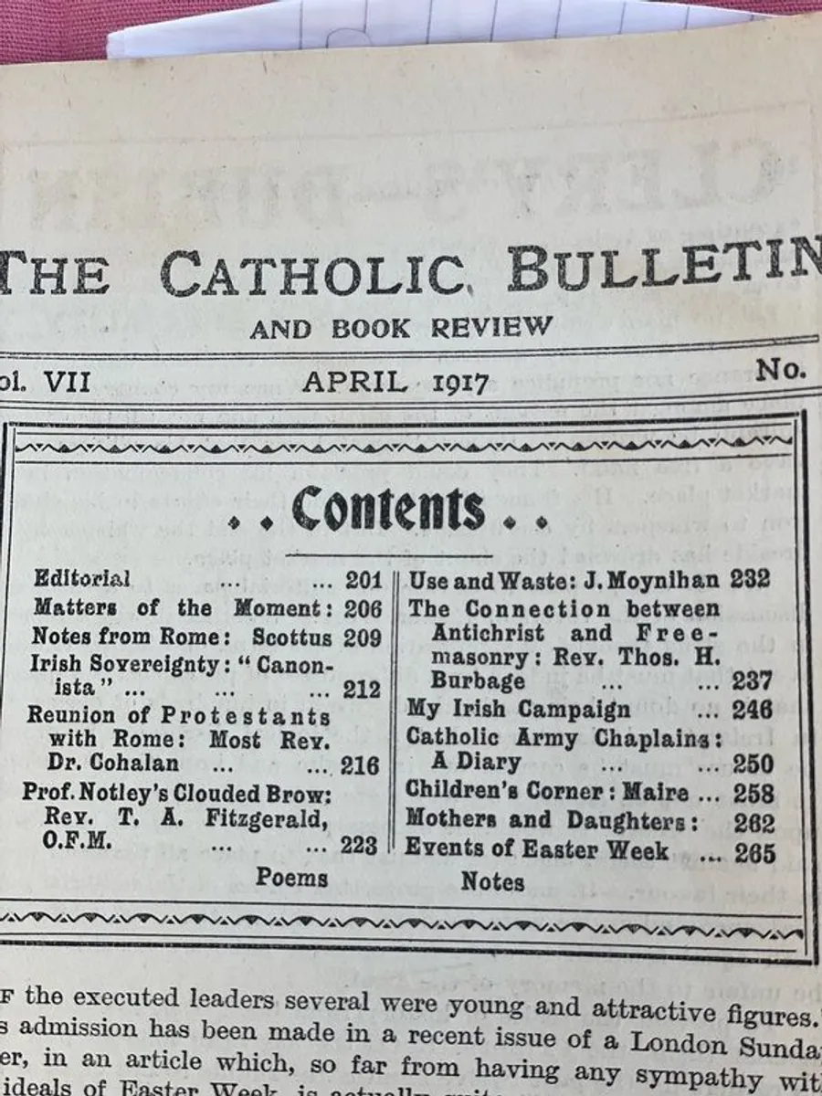 The Catholic Bulletin Dublin Rising and more. - Image 4