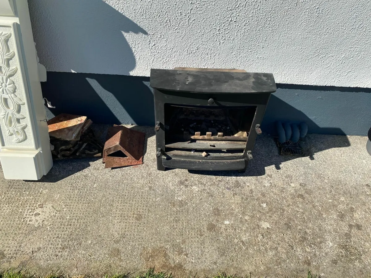 fireplace, mantleplease, hearth and insert stove - Image 2