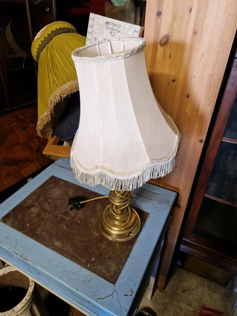 Vintage Brass Lamp - Image 1