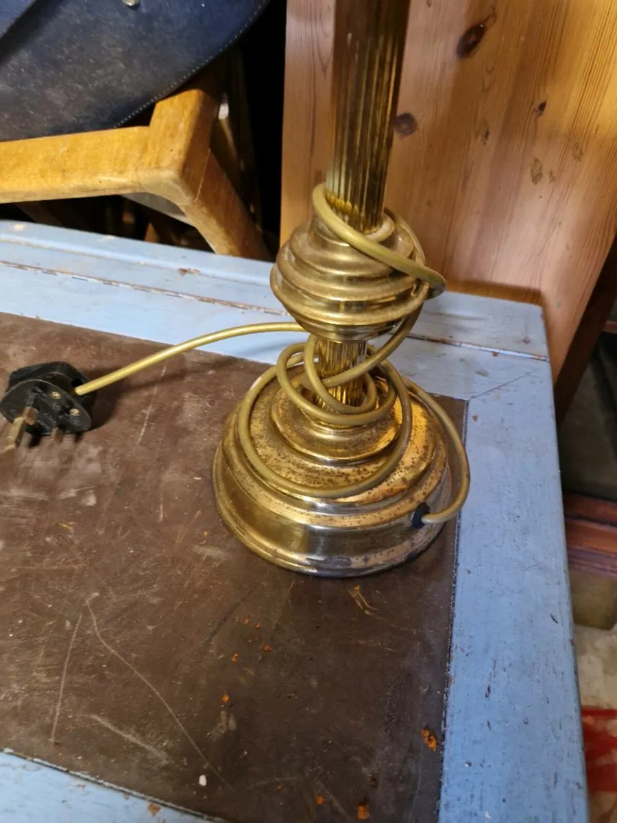 Vintage Brass Lamp - Image 2