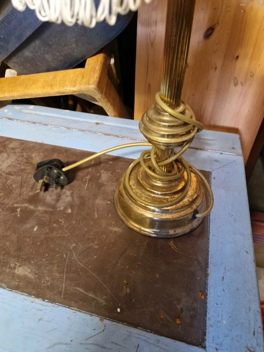Vintage Brass Lamp - Image 3