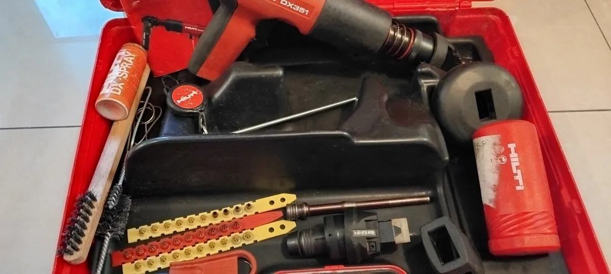 Hilti DX351 Powder Actuated Nail Gun "Serviced" - Image 2