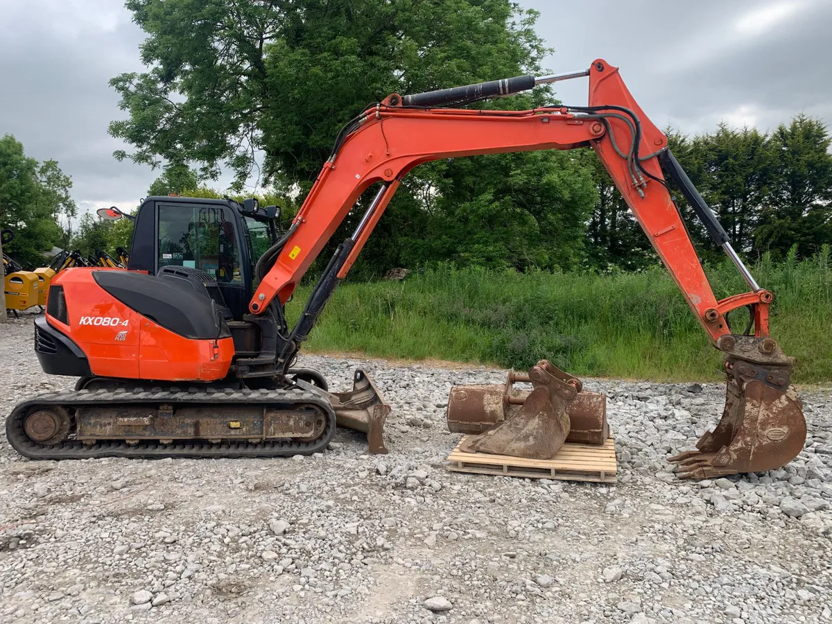 KUBOTA KX080-4 DIGGER : 11017864 - Image 1