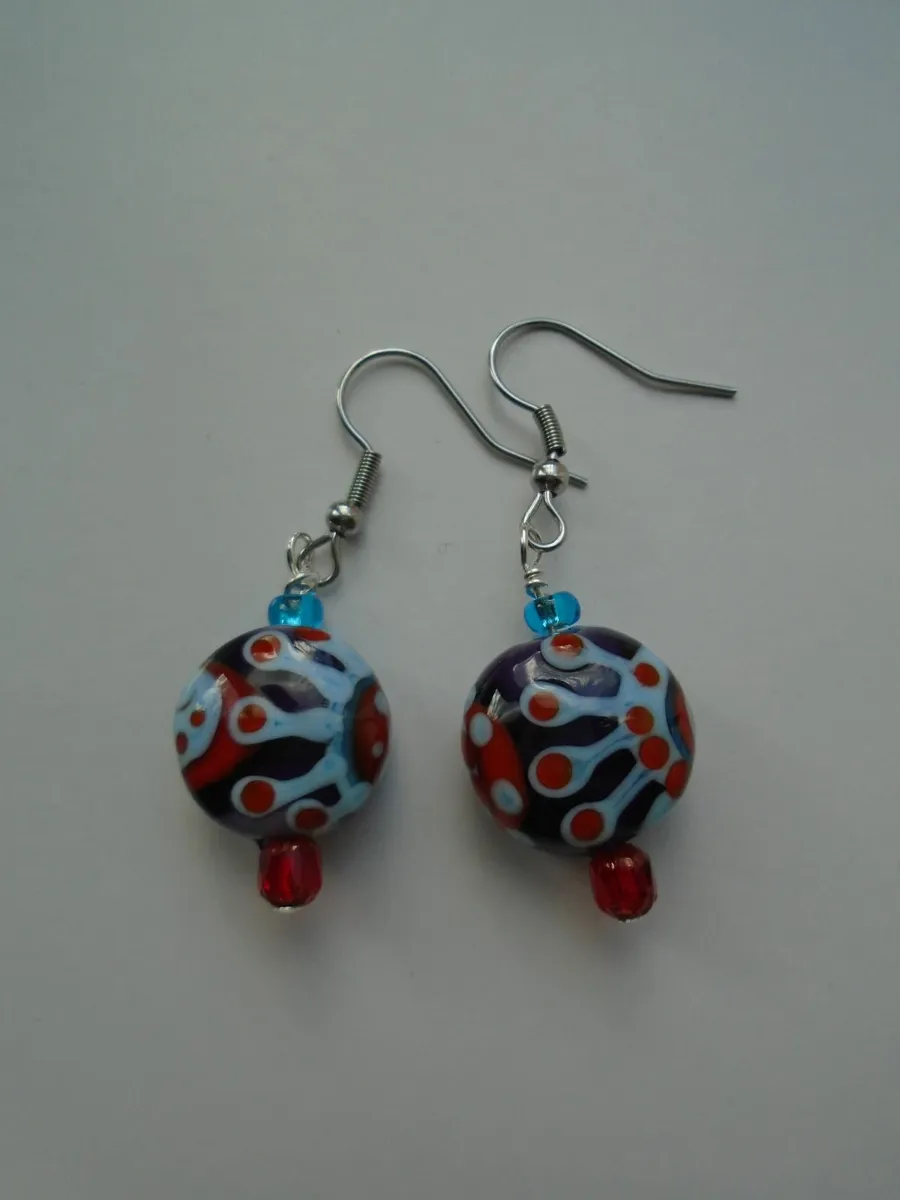 Handmade earrings, Drop earrings,Gift.Jewellery - Image 2