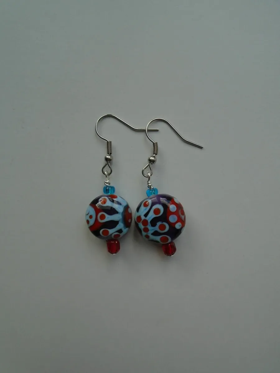 Handmade earrings, Drop earrings,Gift.Jewellery - Image 3
