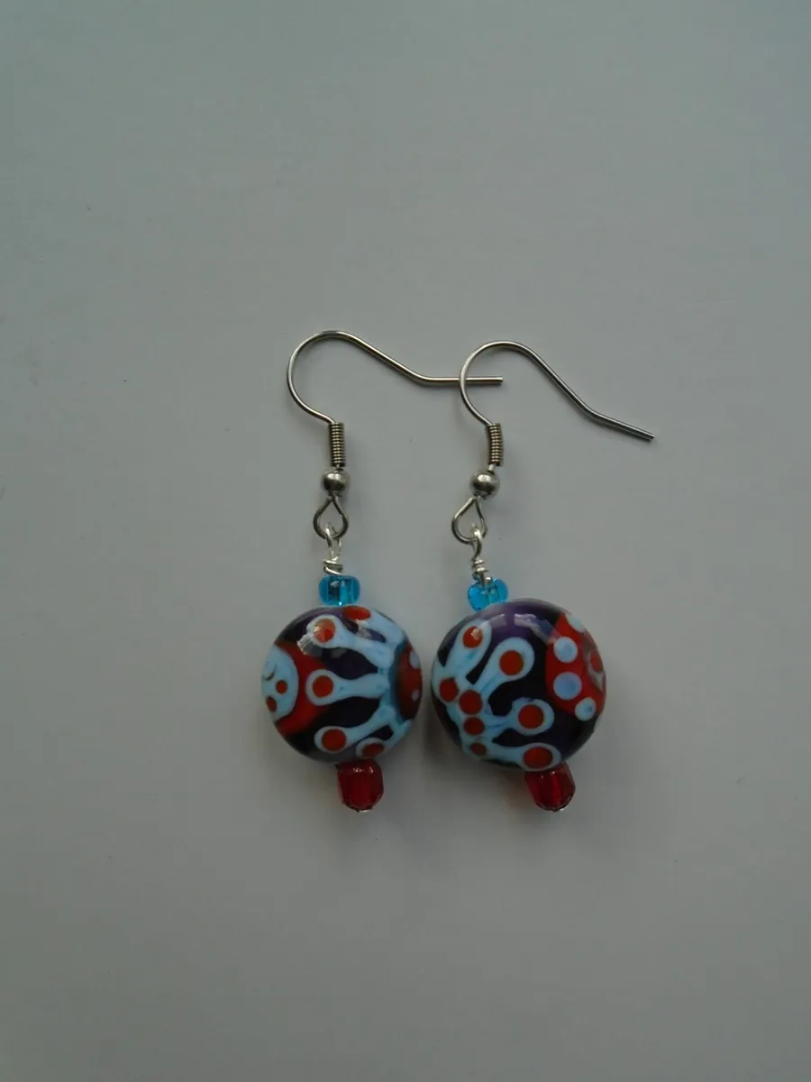 Handmade earrings, Drop earrings,Gift.Jewellery - Image 4