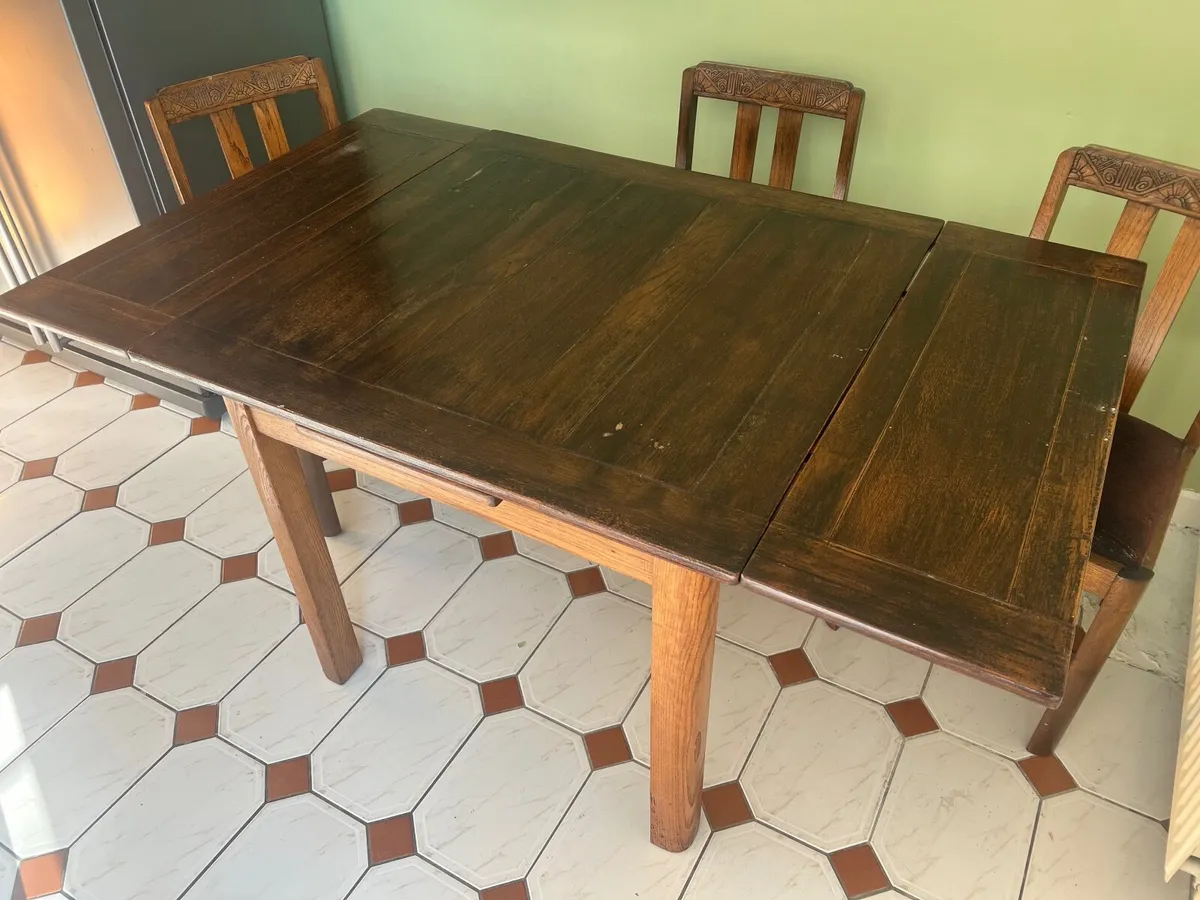 Kitchen dining table and chairs - Image 2