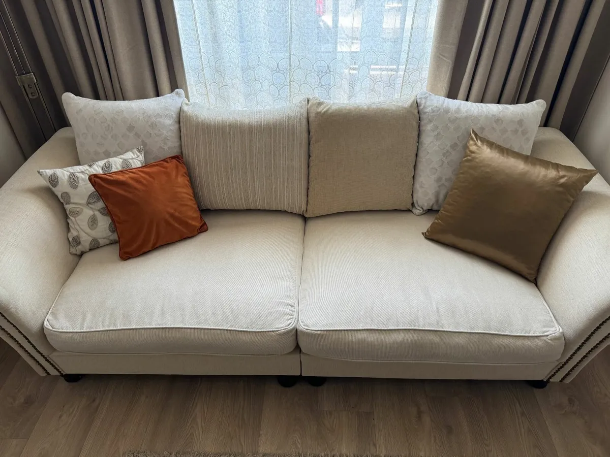 Tall-Person Friendly 3-Seater Sofa - Image 4