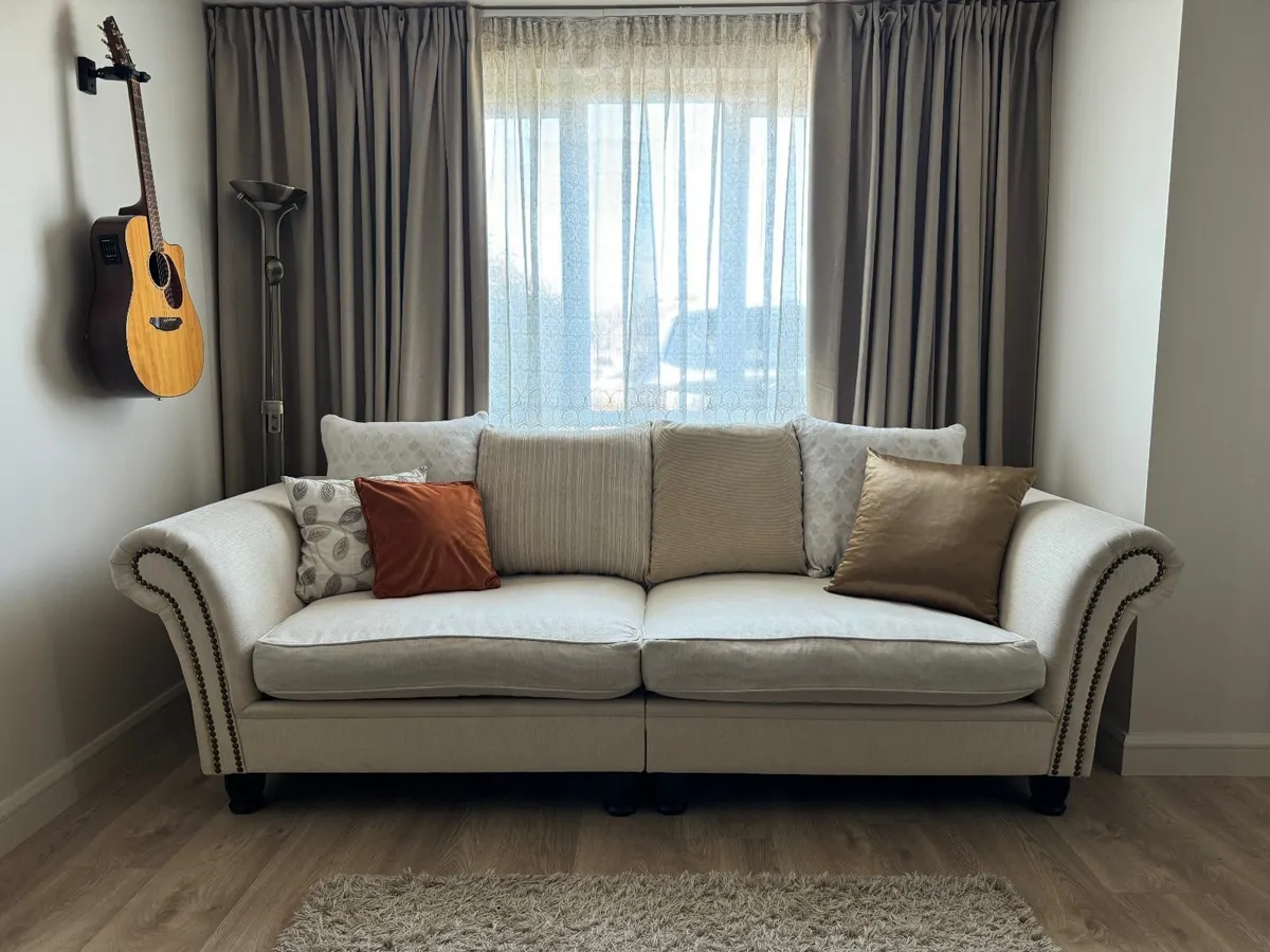 Tall-Person Friendly 3-Seater Sofa - Image 1
