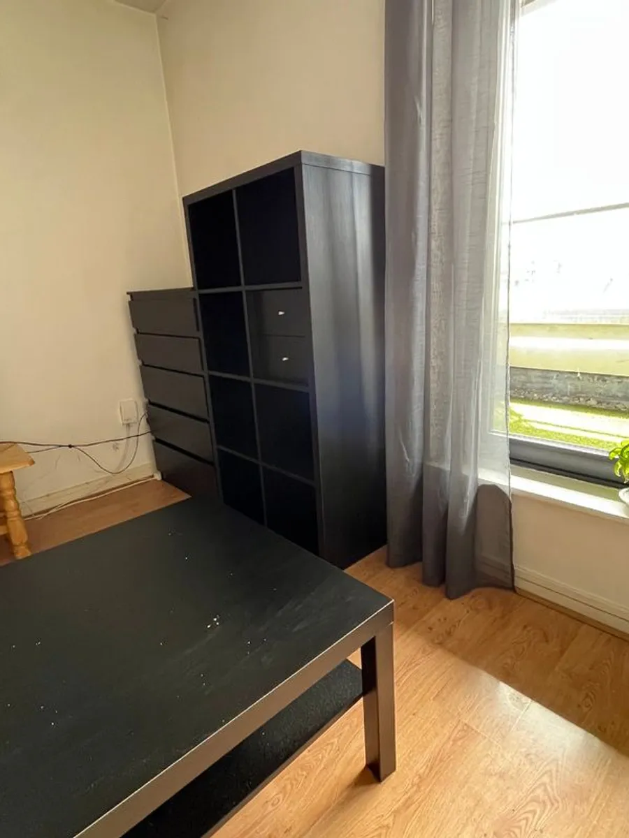 IKEA Living Room Furniture Set (Black-Brown) - Image 3