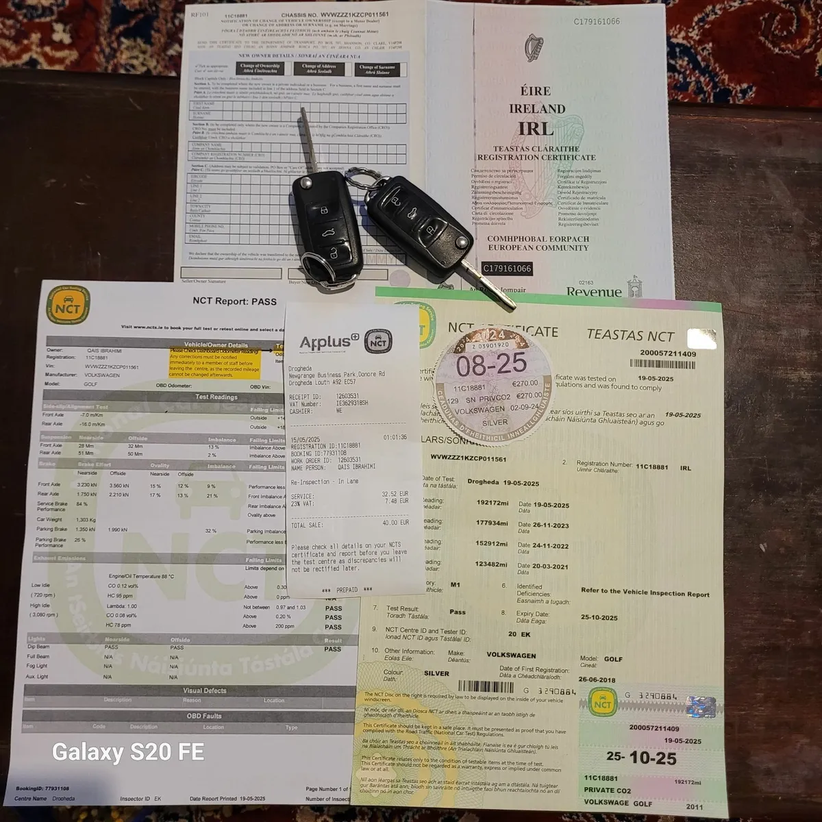 11 VW Golf 1.2L Petrol, New NCT 10-25, Tax 8-25 - Image 1