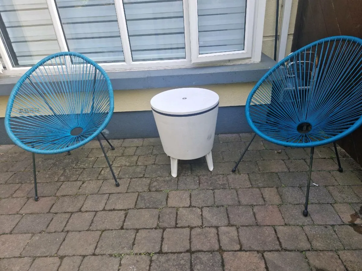 Cooler garden table party ice bucket table - Image 1