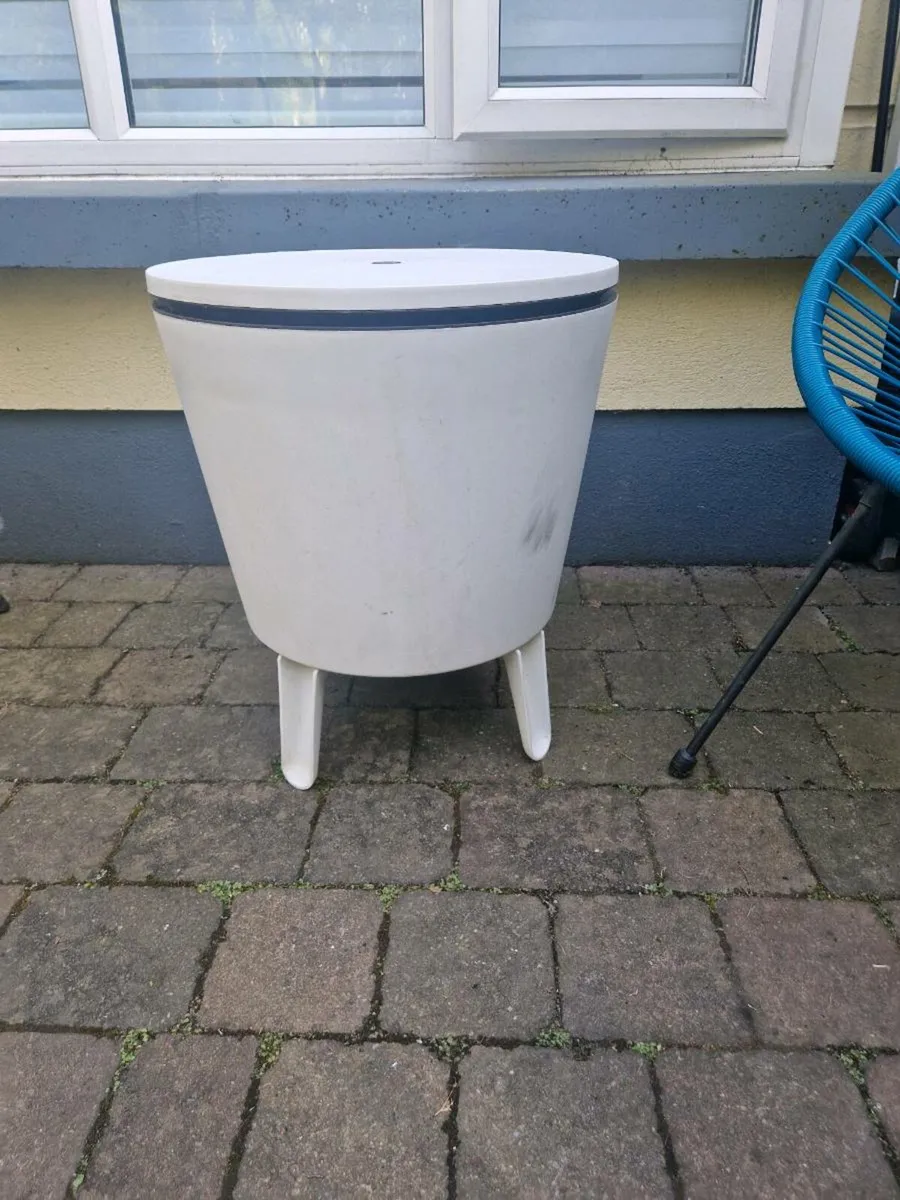 Cooler garden table party ice bucket table - Image 2