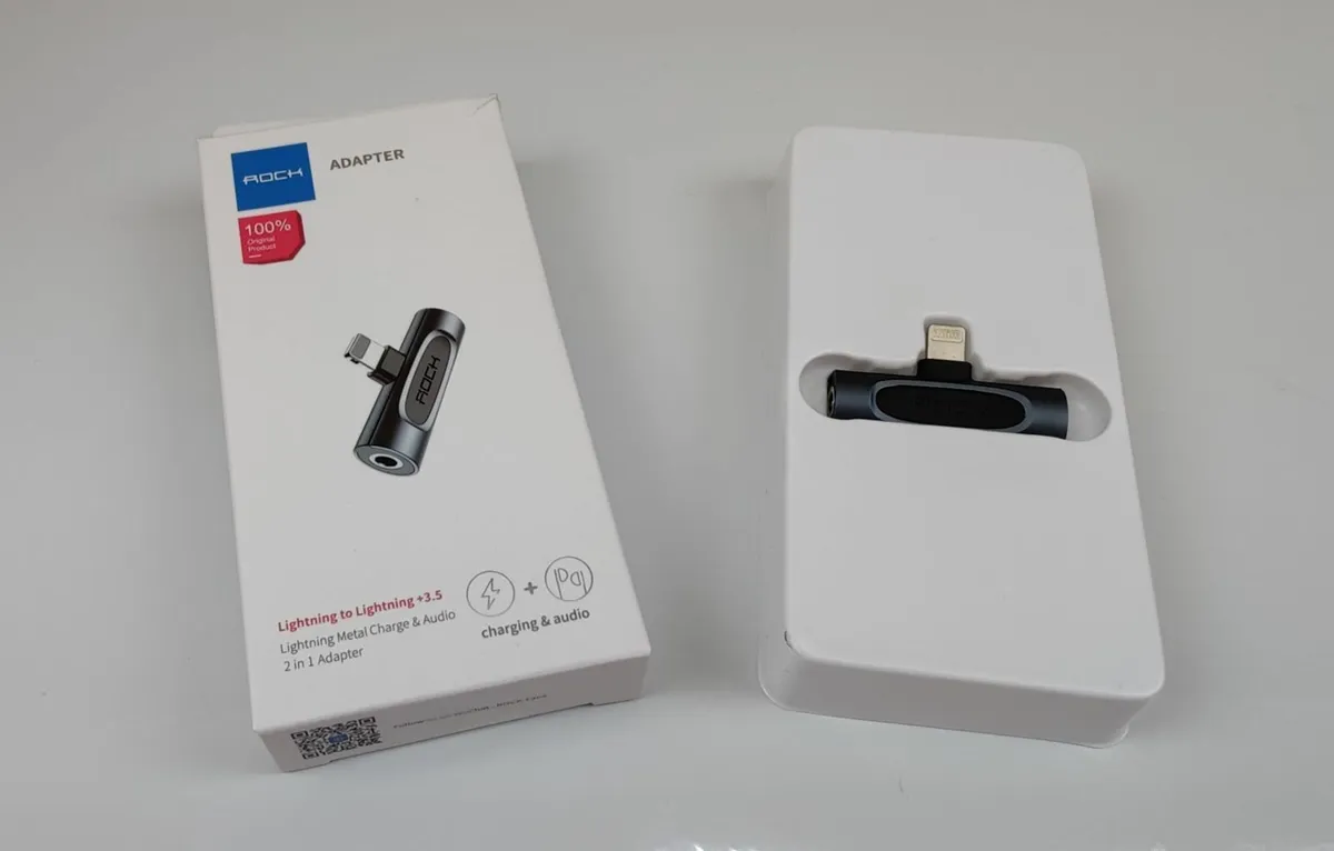 🎧 ROCK LIGHTNING METAL CHARGE & AUDIO – 2 IN 1 🔌 - Image 1
