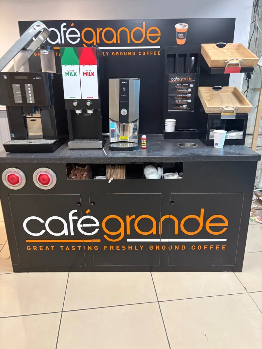 Coffee Counter excluding machines - Image 1
