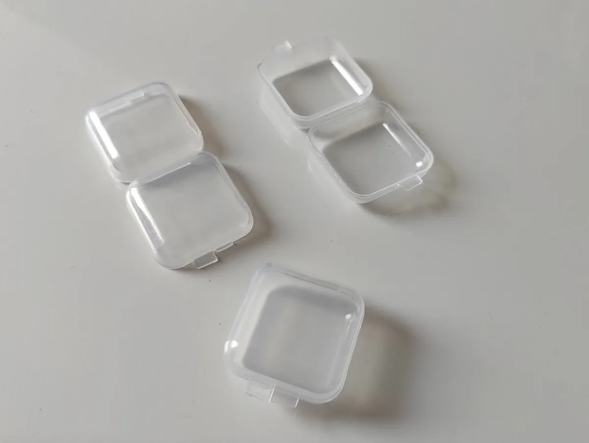 PLASTIC STORAGE BOXES 5PCS - Image 3