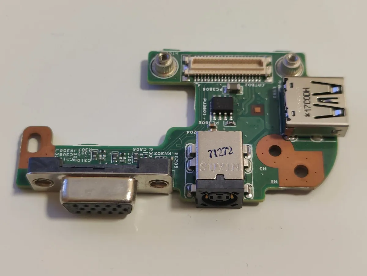 🖥️ DELL 15R N5110 I/O BOARD – USB, DC JACK & VGA - Image 2