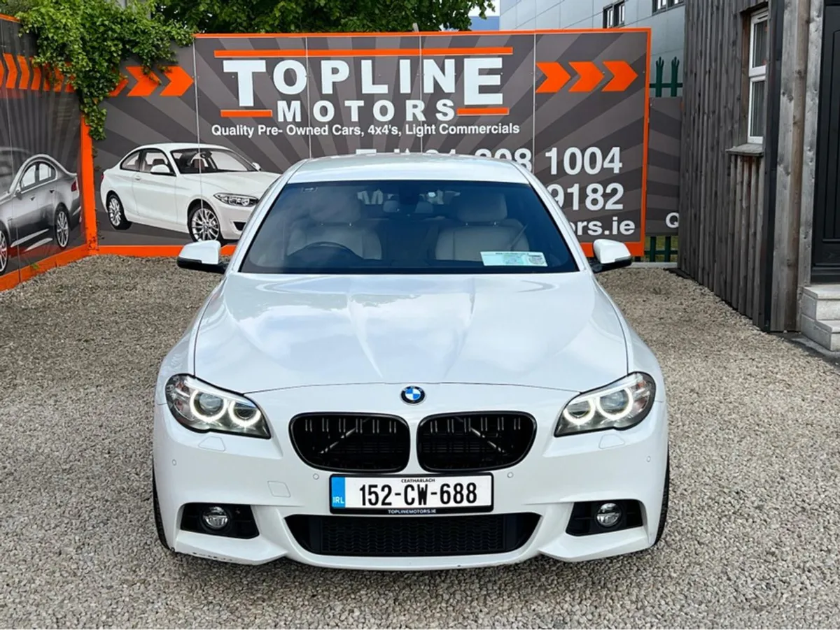 BMW 5 Series //m-sport//auto///low Miles//beige L - Image 3