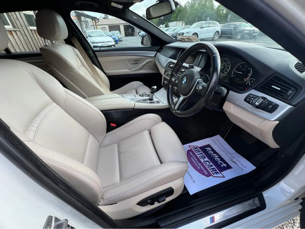 BMW 5 Series //m-sport//auto///low Miles//beige L - Image 4