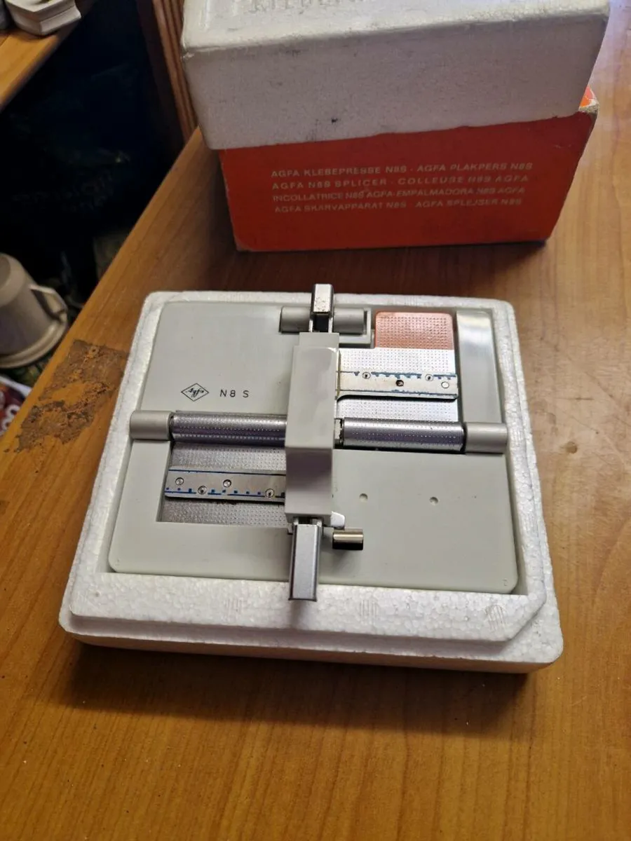 Vintage Retro Agfa Klebepresse Splitter - Image 2