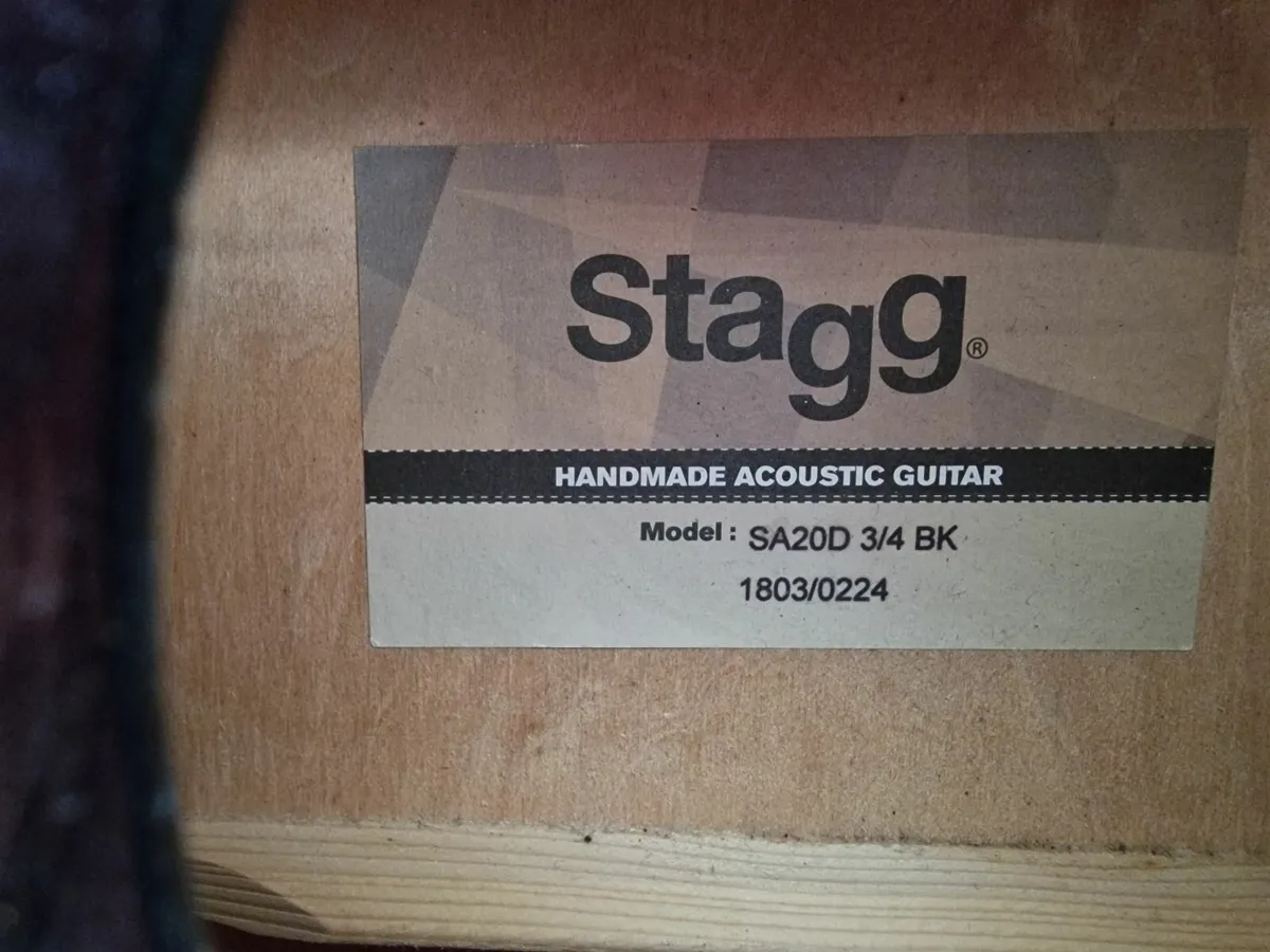 Stagg SA20D Acoustic Guitar  3/4 sized - Image 4