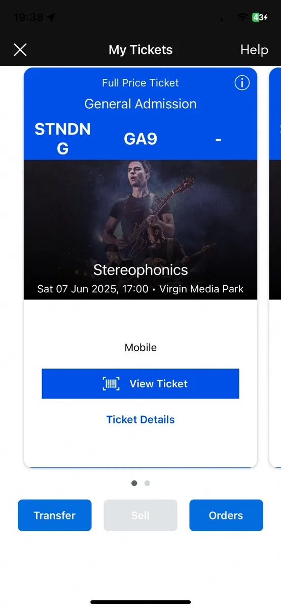 Stereophonics tickets