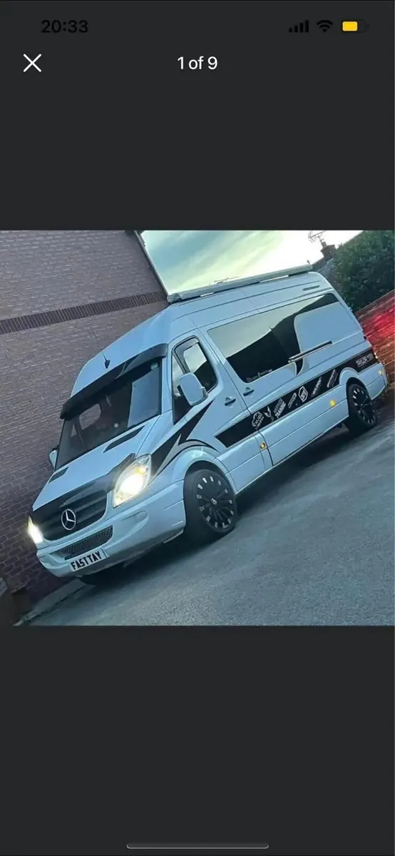Mercedes sprinter camper racevan 2012 - Image 1