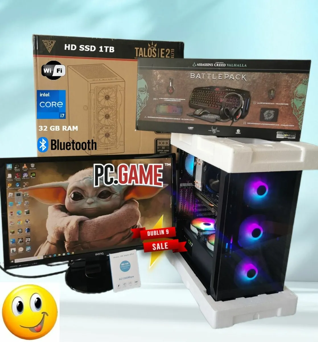 PC GAMING COMPUTER MONITOR 1 TB SSD - Image 1