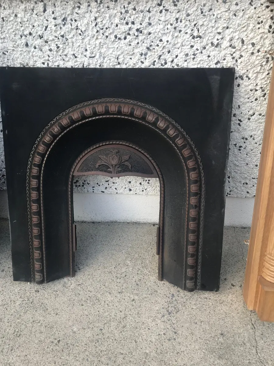 Solid oak fireplace - Image 2