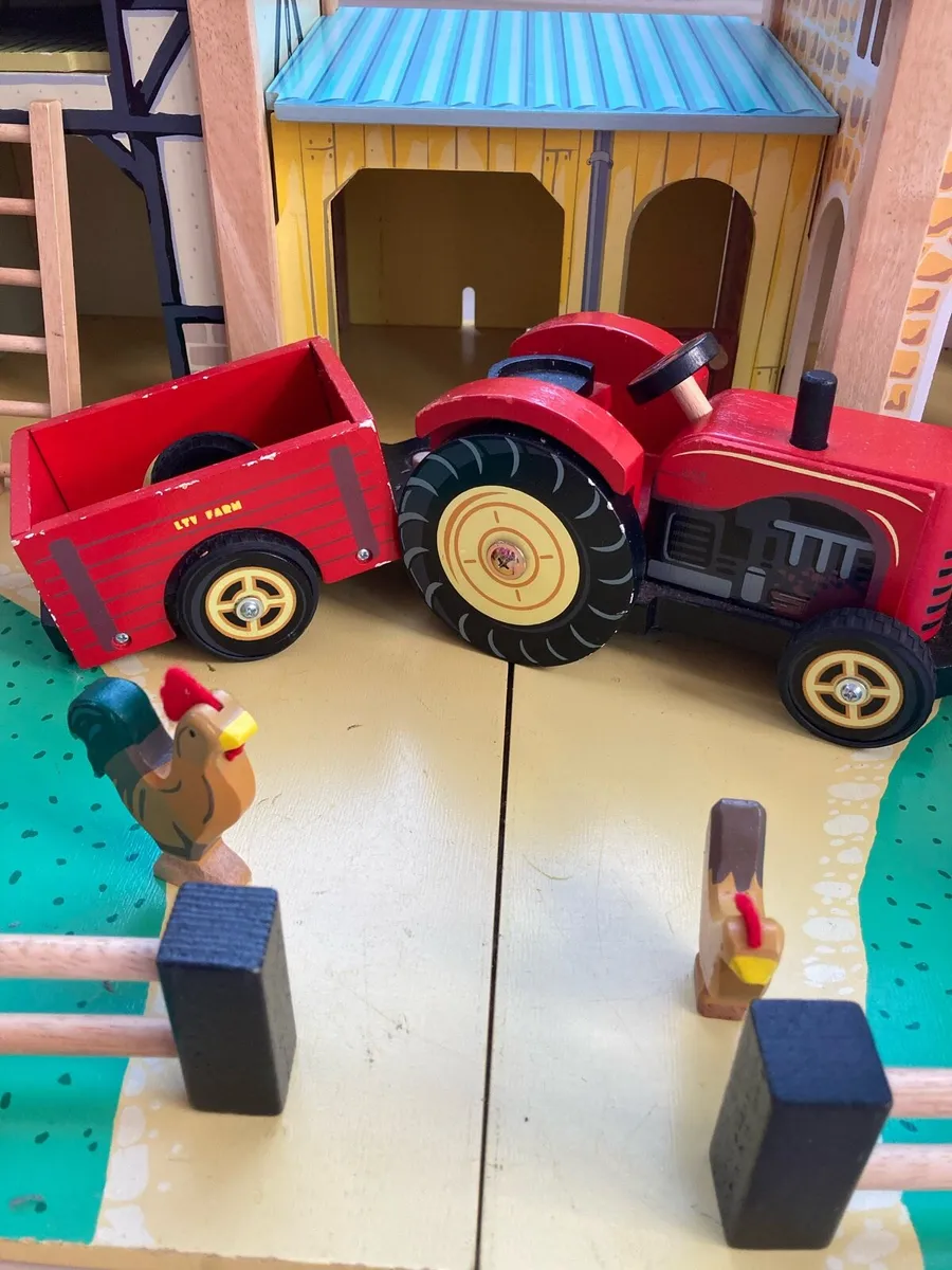 Jojo maman Wooden farm set - Image 3