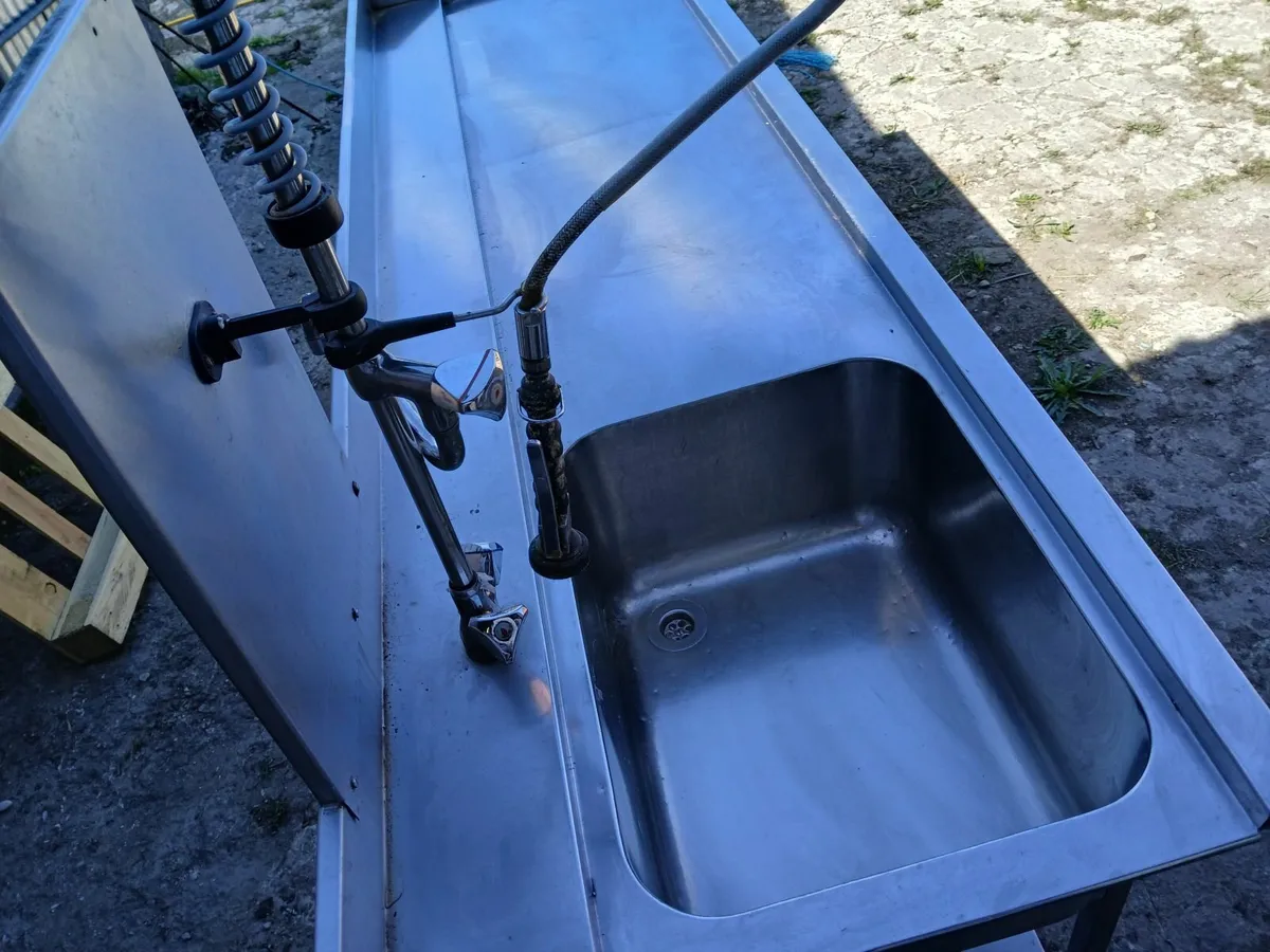 Stainless steel cabbinet unit /sink delivered - Image 2
