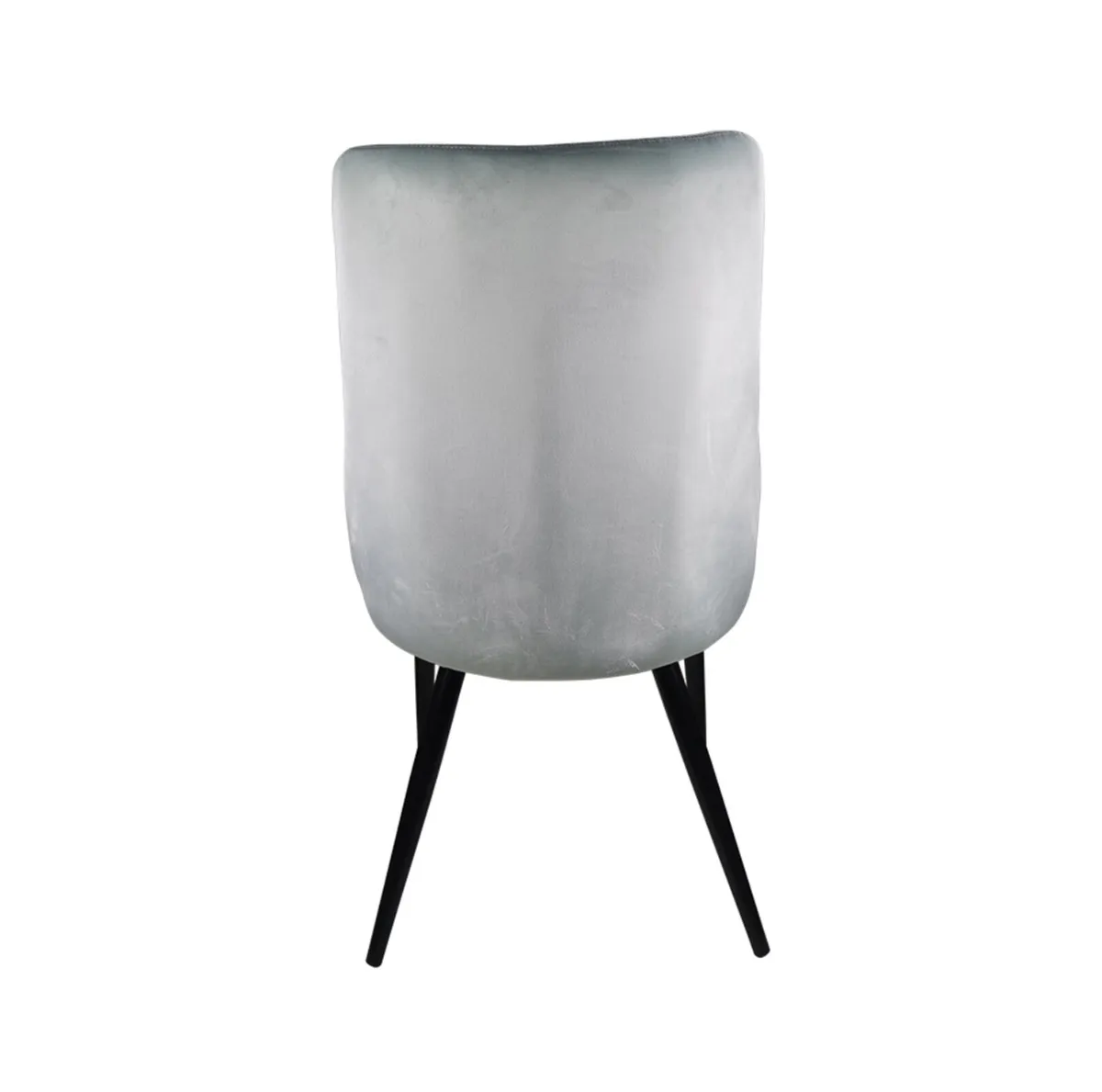 4x Upholstered  Velour Chairs - Image 4